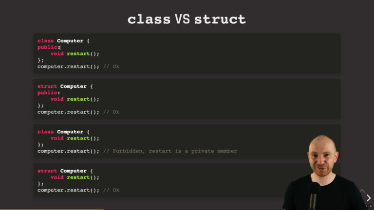 Programowanie obiektowe w C++: class vs struct